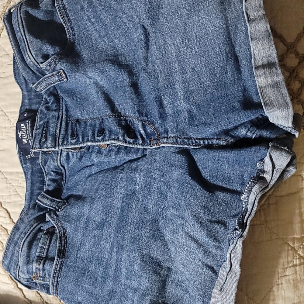 Denim shorts